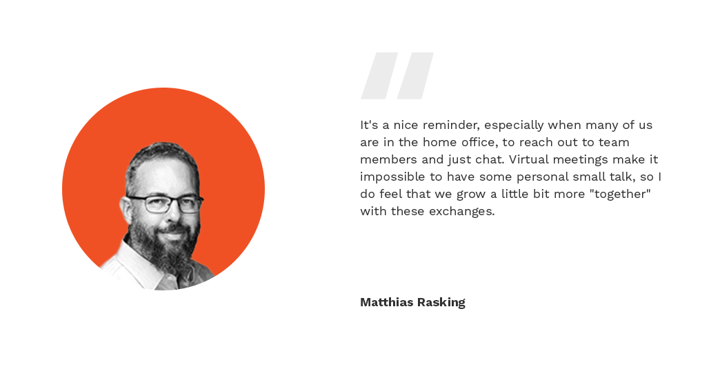 Matthias Rasking Quote