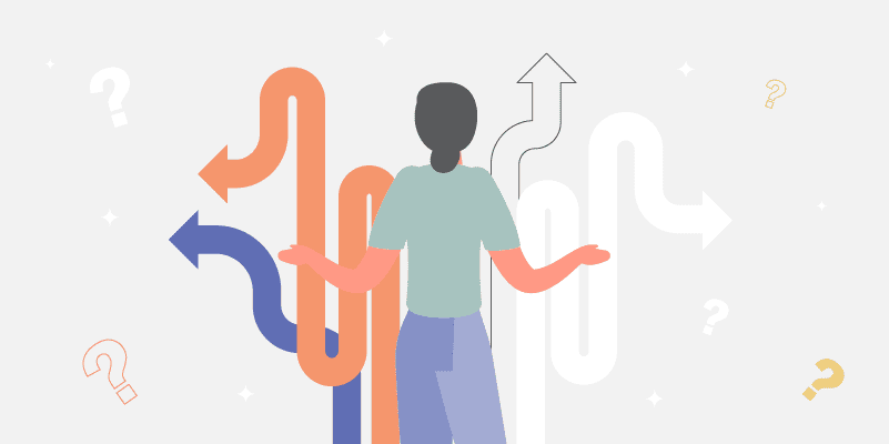 Woman Choosing Values